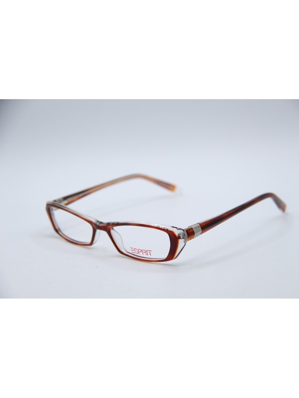 Esprit Et17364 Color-535 Brown Clear Authentic Eyeglasses 48-15-135